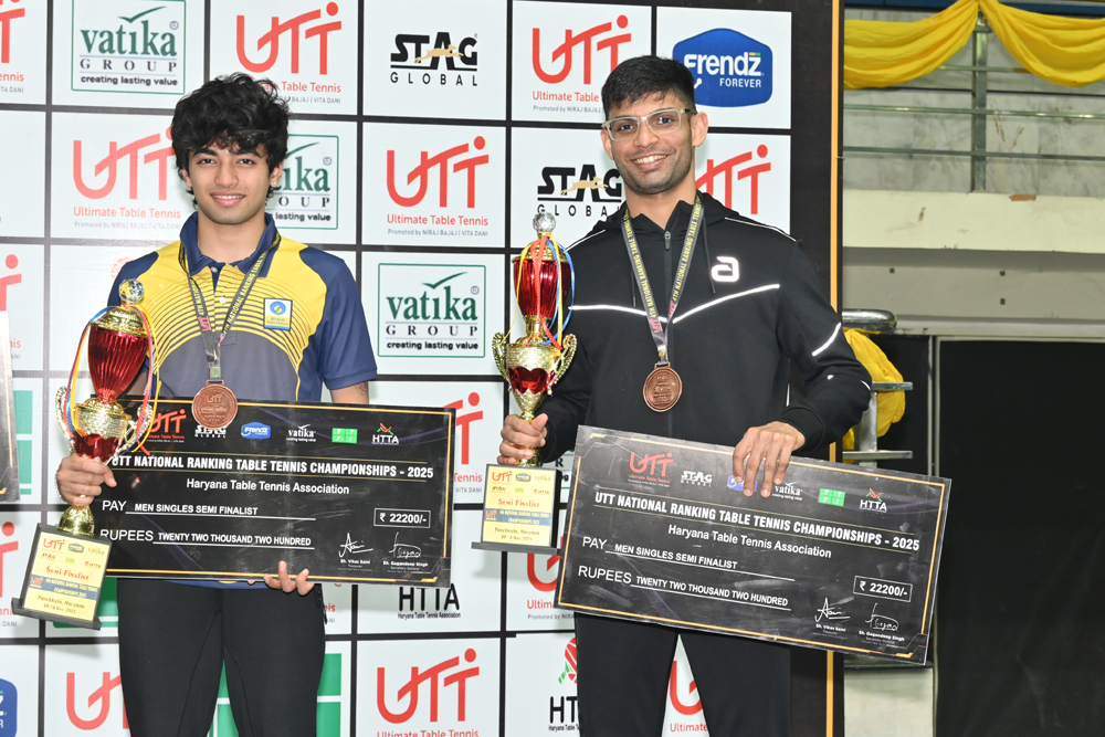 UTT National Ranking Table Tennis Championships-2025 (Panchkula)