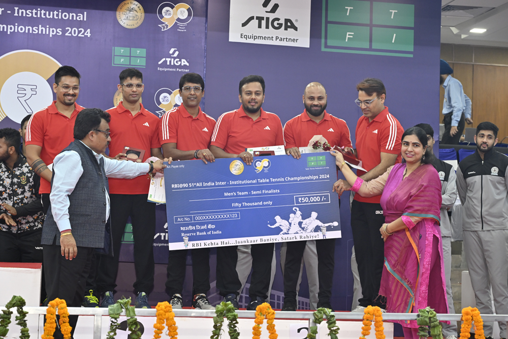 RBI@90 51st   All India Inter-Institutional Table Tennis Championships-2024