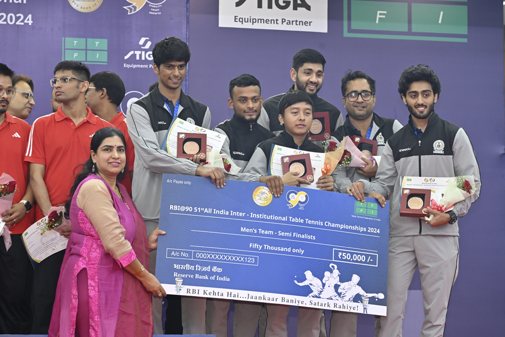RBI@90 51st   All India Inter-Institutional Table Tennis Championships-2024