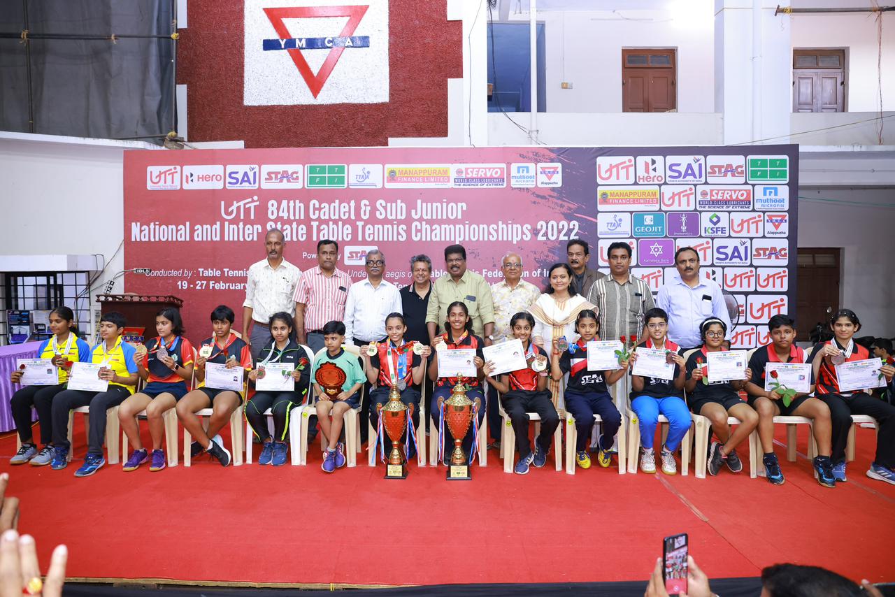 UTT 84th Inter State Sub Junior and Cadet National Table Tennis Championships-2022