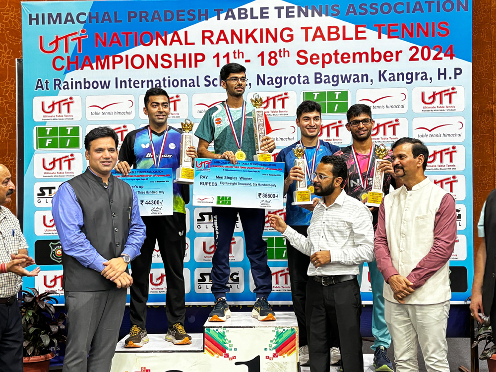 UTT National Ranking Table Tennis Championships-2024 (Kangra)