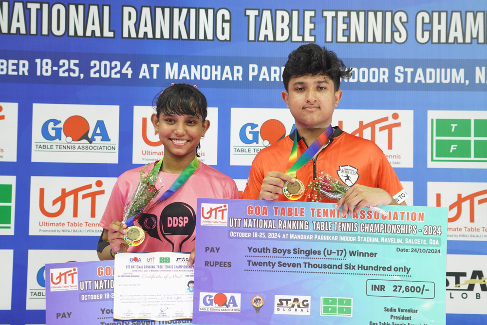  UTT National Ranking Table Tennis Championships-2024 (Goa)